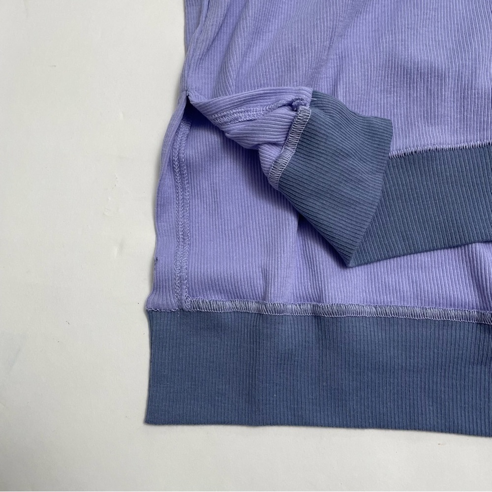 NWT FREE PEOPLE WE THE FREE oversized purple top in “cornflower combo” - Picture 2 of 10
